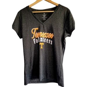 University of Tennessee Volunteers V Neck Tee Shirt Gray and Orange Size XL